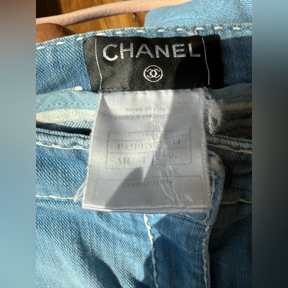 Authentic Chanel Women's Blue Jeans - Size 36 - Picture 8 of 10